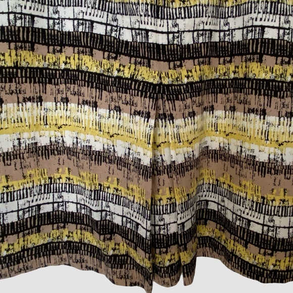 Studio Point Plus Colourful Linen Blend Mid Length Office Work  Skirt- Sz-18 - Picture 3 of 16